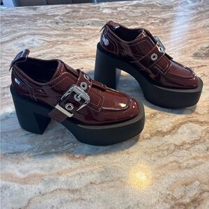 Larroude Stewart platform oxfords